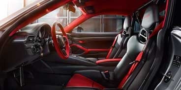  Porsche 911 GT2 RS Interior Red and Black Seats St. Louis MO