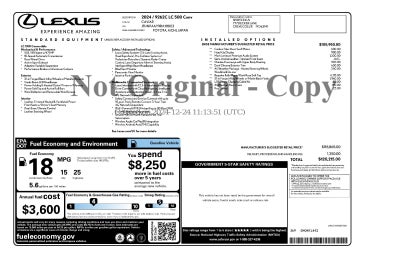 2024 Lexus LC 500
