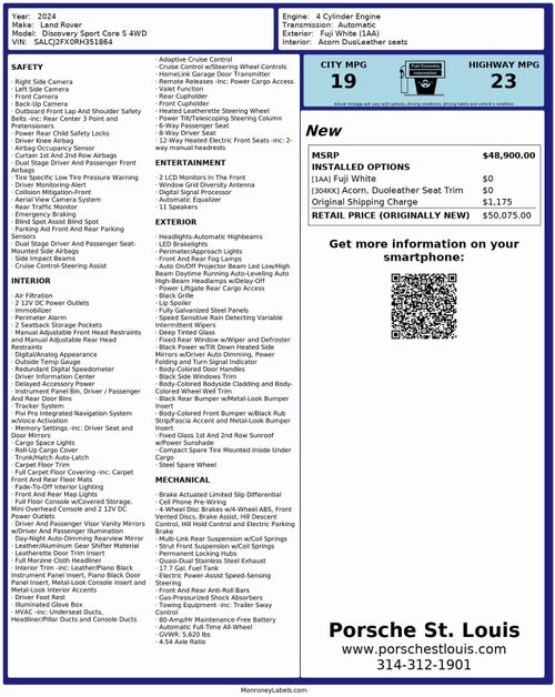 2024 Land Rover Discovery Sport S