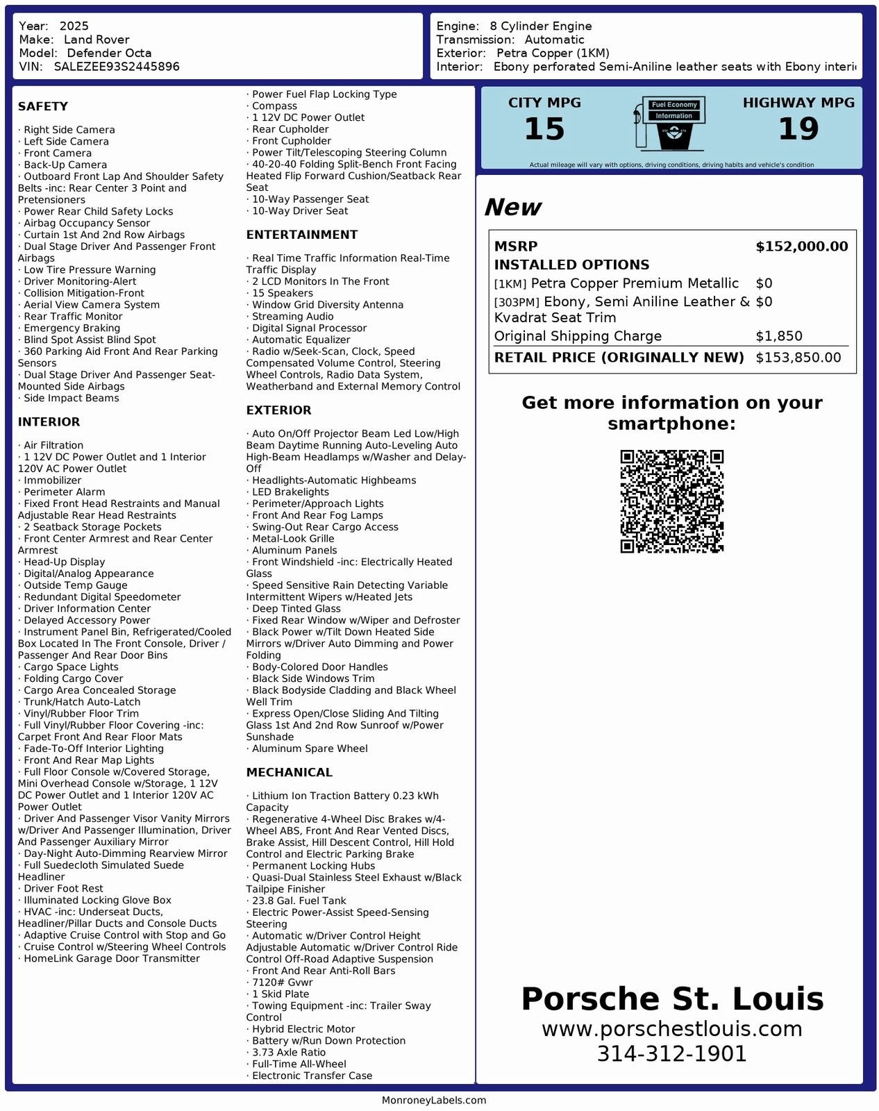 2025 Land Rover Defender 110 V8 P635 OCTA