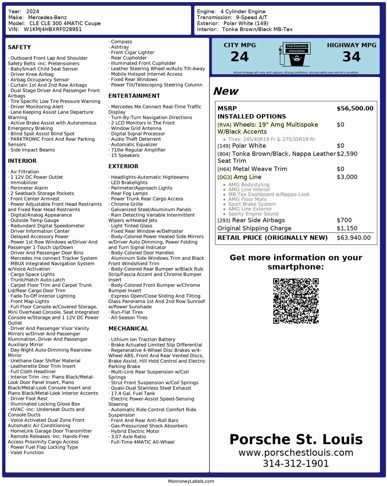 2024 Mercedes-Benz CLE CLE 300 4MATIC®