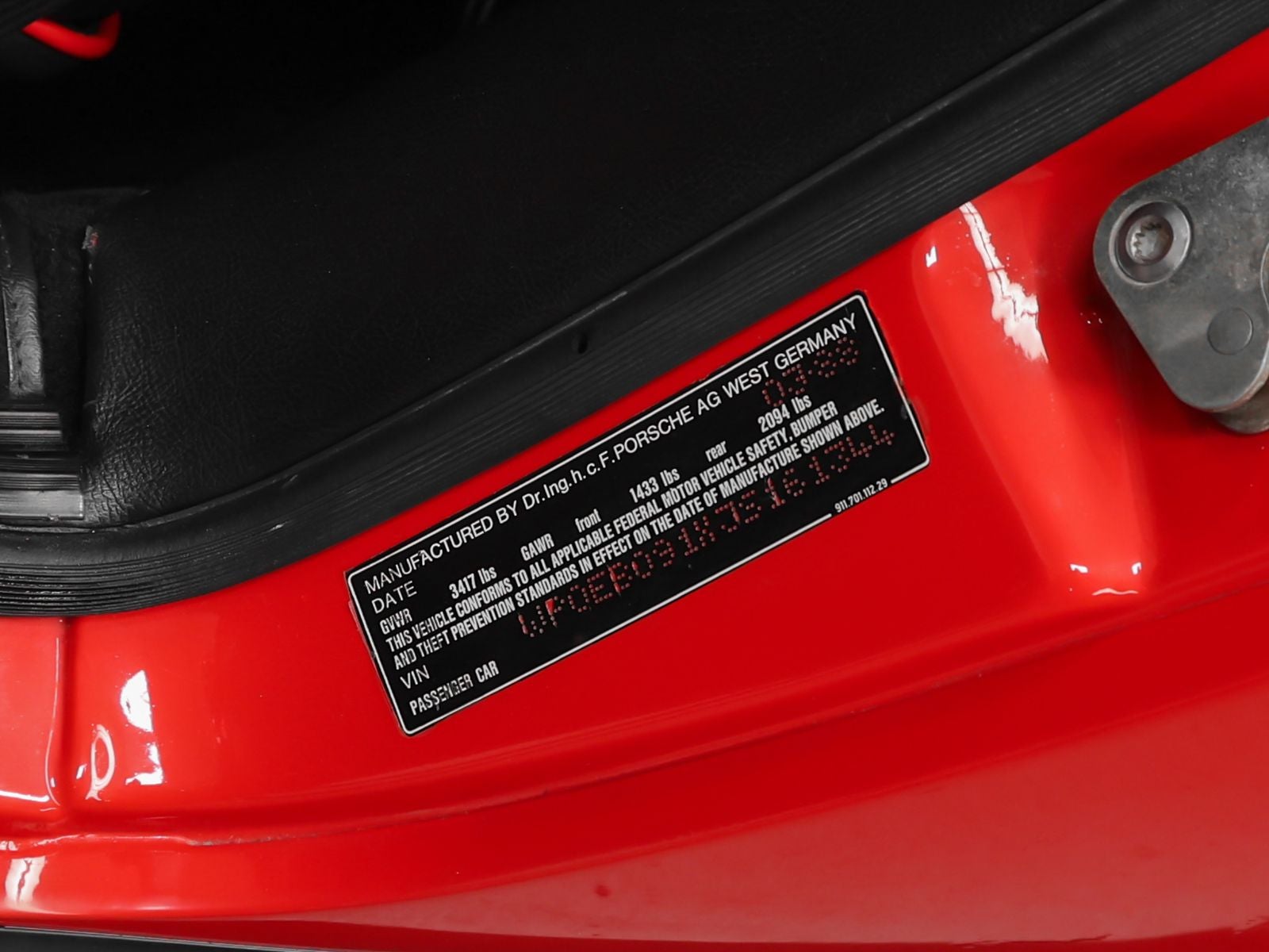 1988 Porsche 911 Carrera Targa