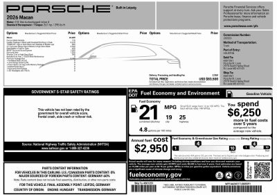 2026 Porsche Macan Macan