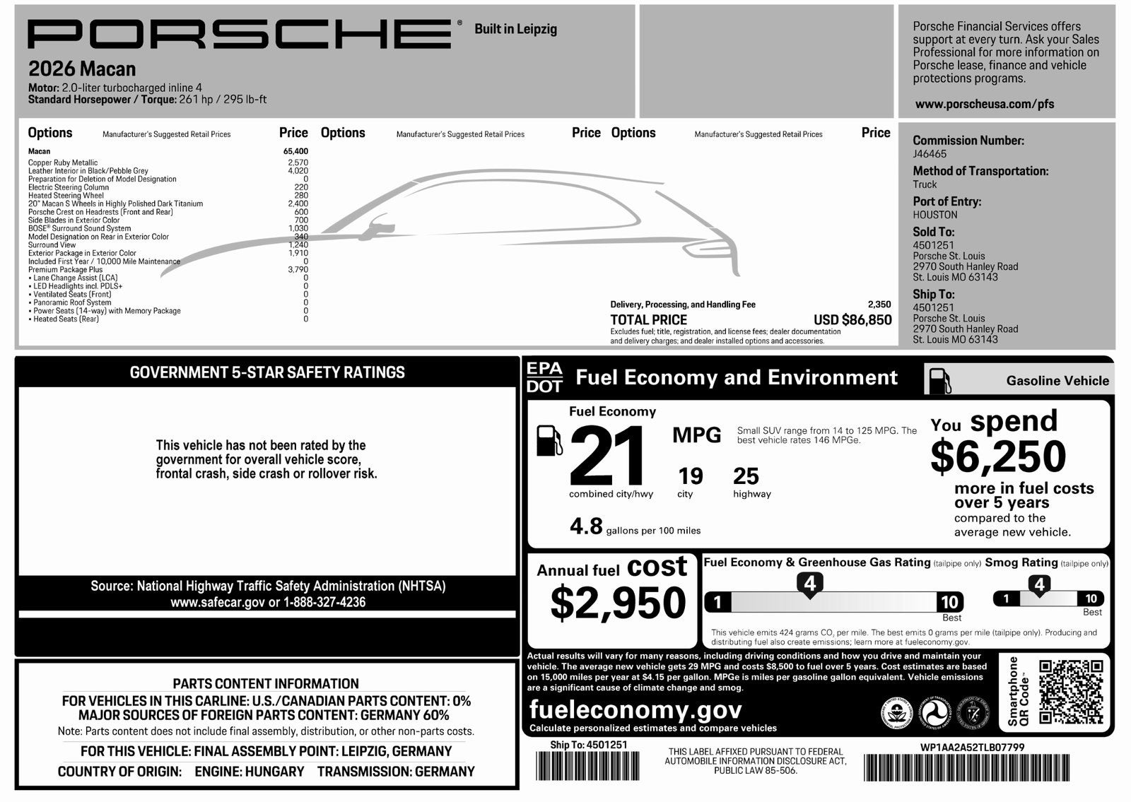 2026 Porsche Macan Macan