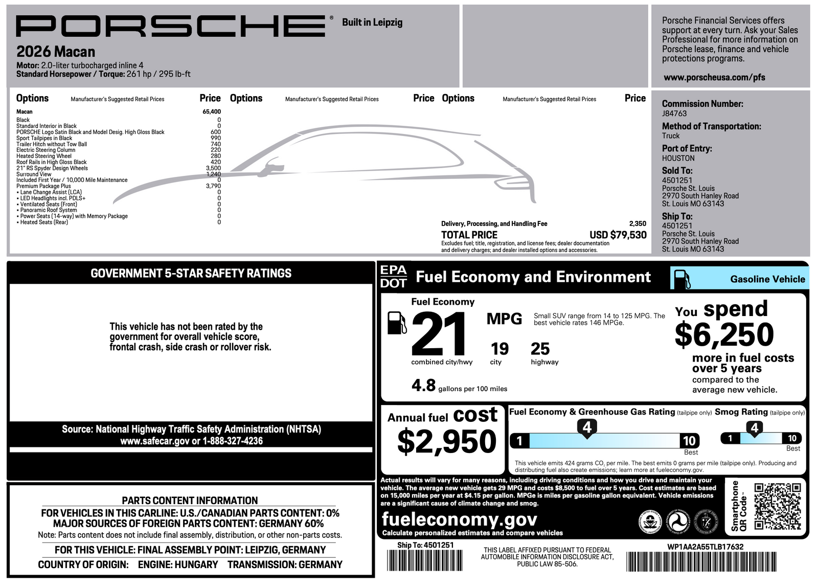 2026 Porsche Macan Macan