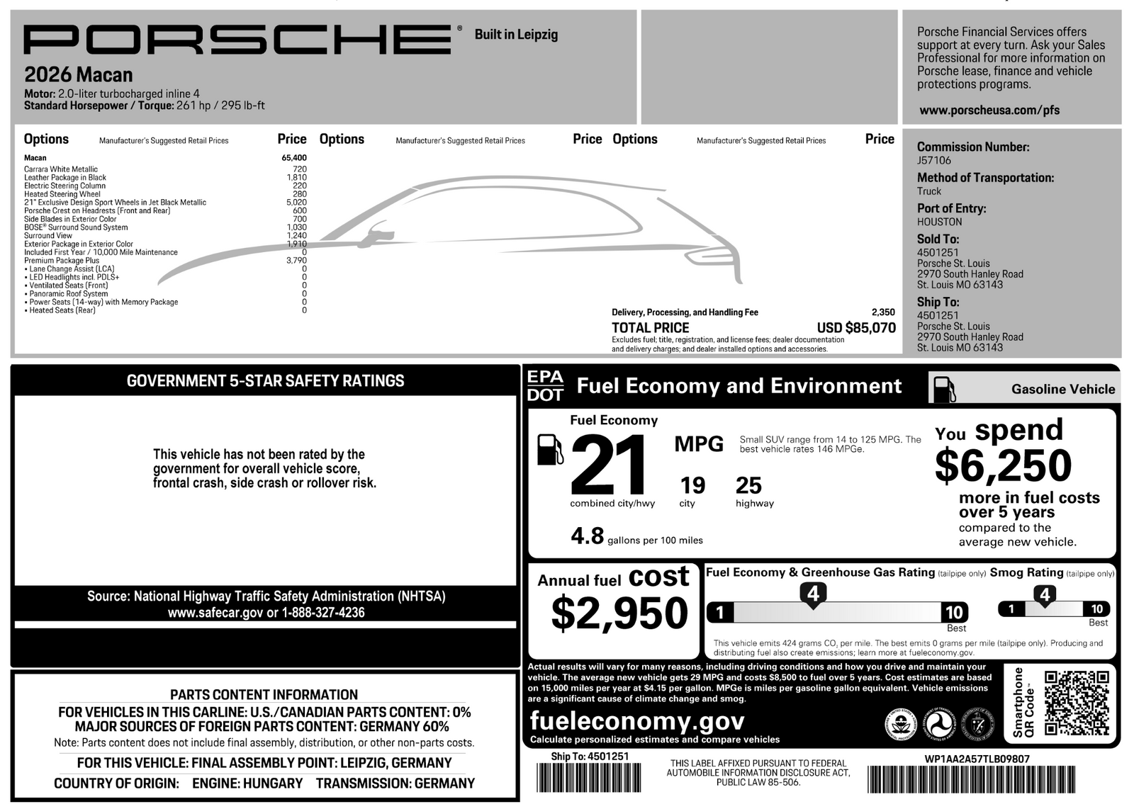 2026 Porsche Macan Macan