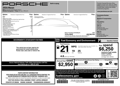 2026 Porsche Macan Macan