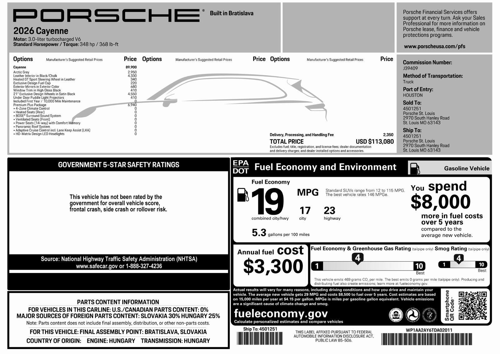 2026 Porsche Cayenne Cayenne