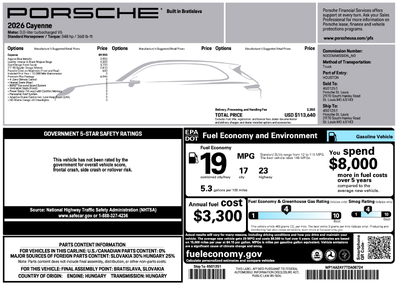 2026 Porsche Cayenne Cayenne