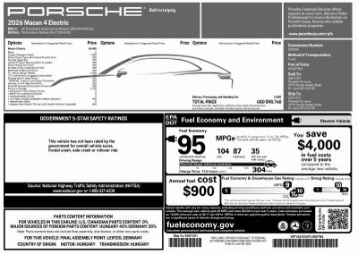 2026 Porsche Macan 4 Electric