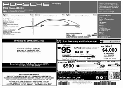 2026 Porsche Macan Macan 4 Electric