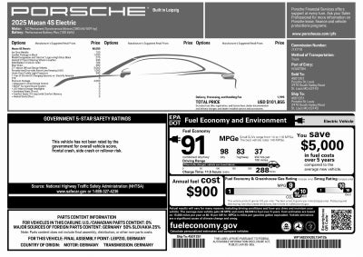 2025 Porsche Macan Macan 4S Electric