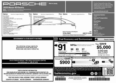 2025 Porsche Macan Macan 4S Electric