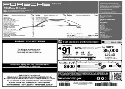 2025 Porsche Macan Macan 4S Electric