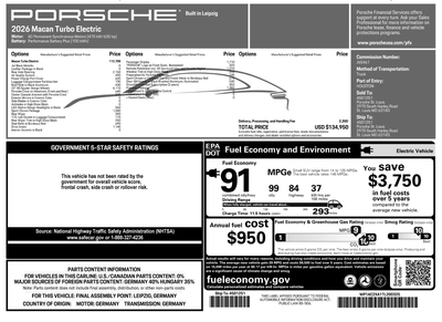 2026 Porsche Macan Turbo Electric