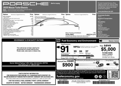 2025 Porsche Macan Macan Turbo Electric