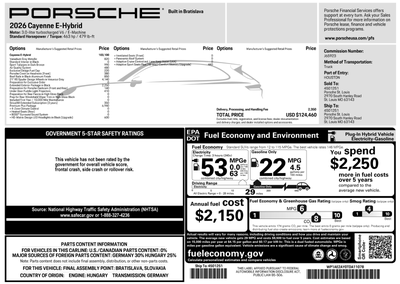 2026 Porsche Cayenne E-Hybrid