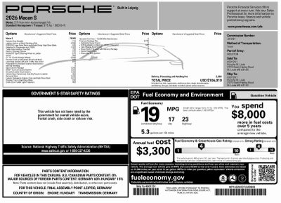 2026 Porsche Macan Macan S