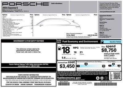 2026 Porsche Cayenne Cayenne S
