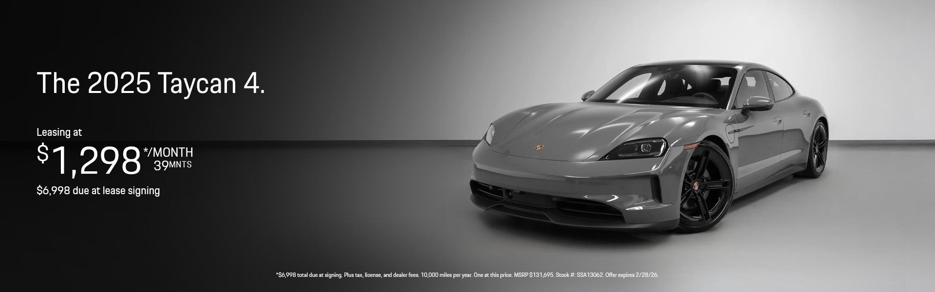 2025 Macan 4 lease special banner