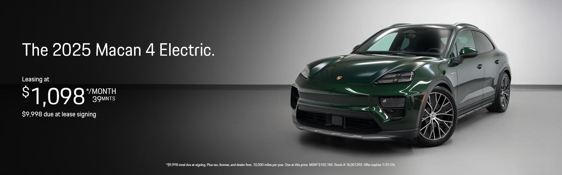 2025 Macan 4 Electric special banner