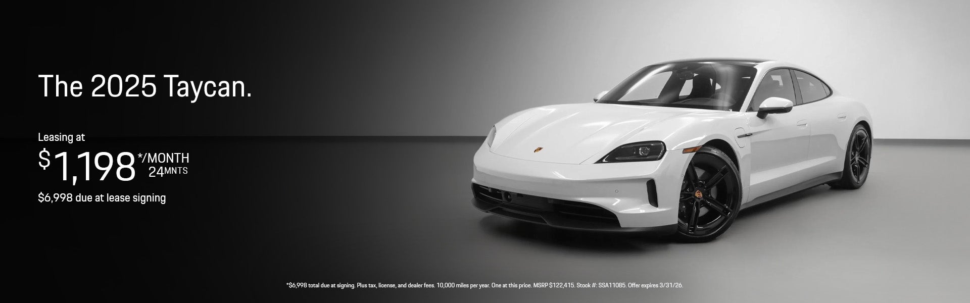 2025 Taycan Lease Special