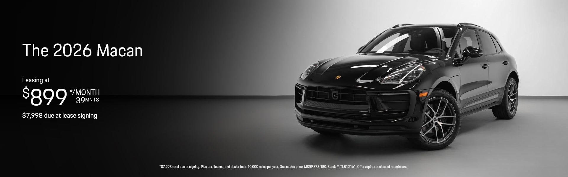 2026 Porsche Macan Lease Special