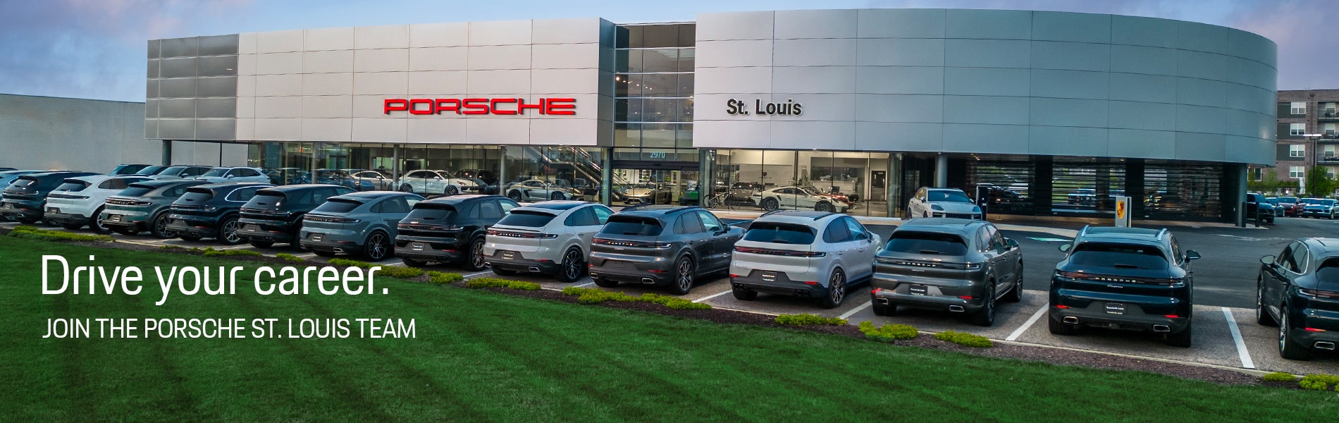 front of Porsche St. Louis Center