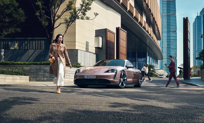 New Porsche Taycan in Porsche St. Louis