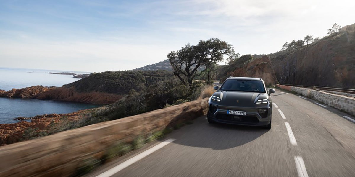 2025 Porsche Macan 4 Electric side view in St. Louis, MO